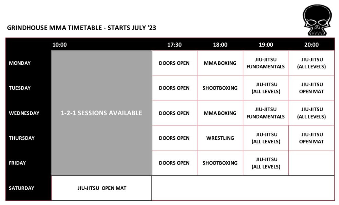 Timetable